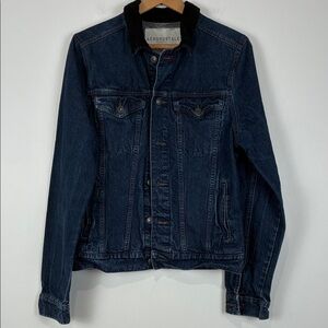 Aeropostale Y2K Denim Jacket Corduroy Collar